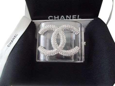 chanel chain bracelet 2015|chanel clear cuff bracelet.